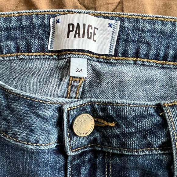Paige Jimmy Jimmy Skinny Maxwell Medium Wash Jeans Sz 28 - Picture 8 of 11